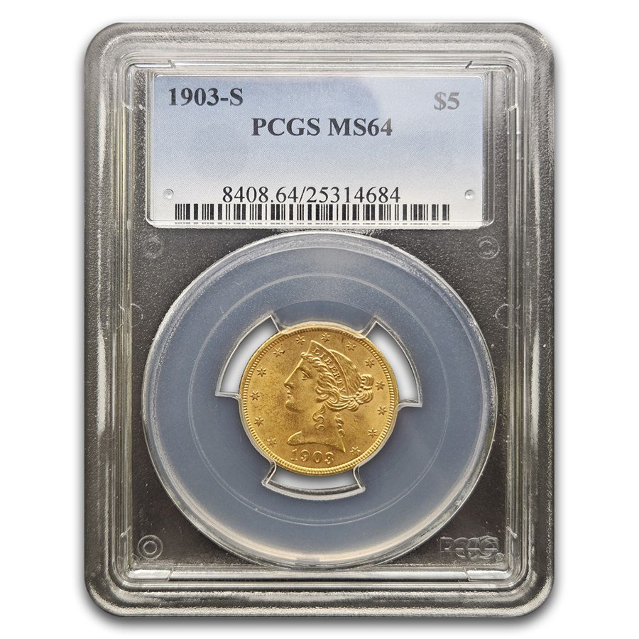 1903-S $5 Liberty Gold Half Eagle