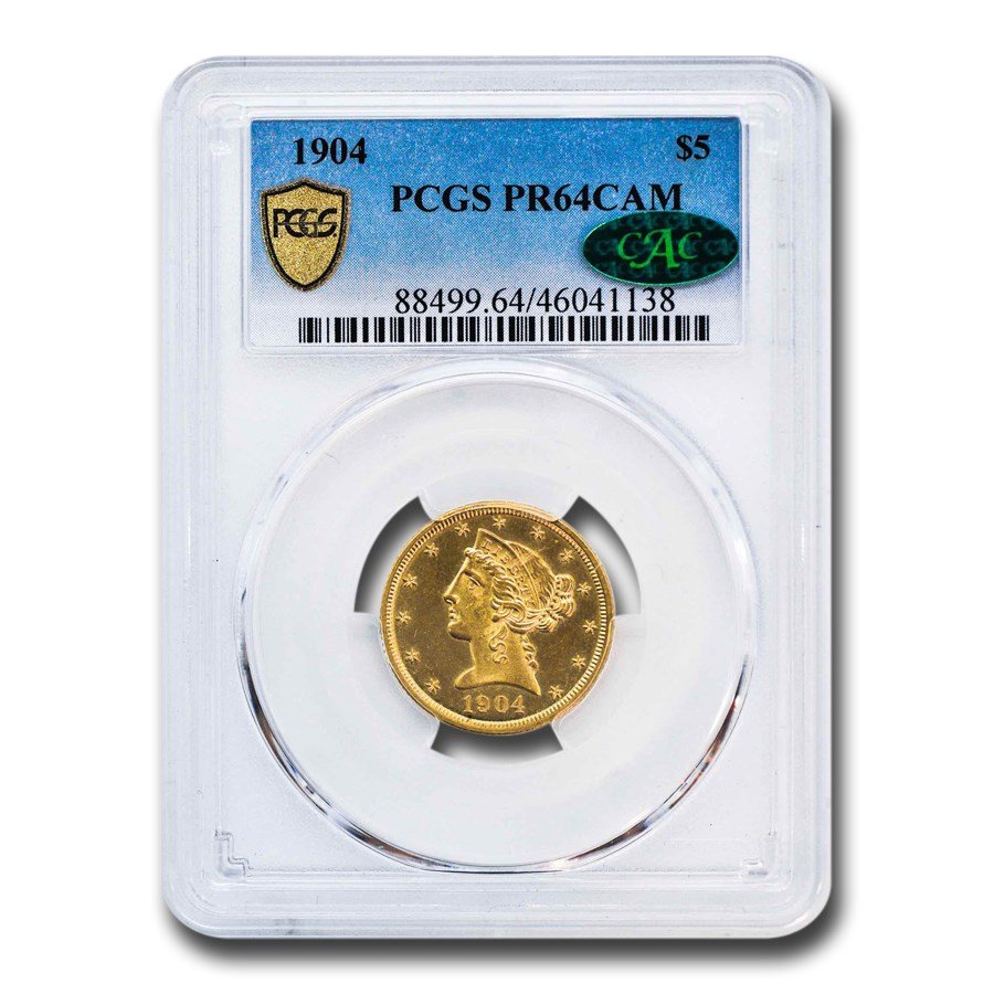 1904 $5 Liberty Gold Half Eagle