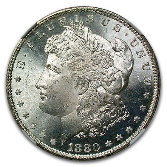 1880-S Morgan Dollar MS-66+ NGC