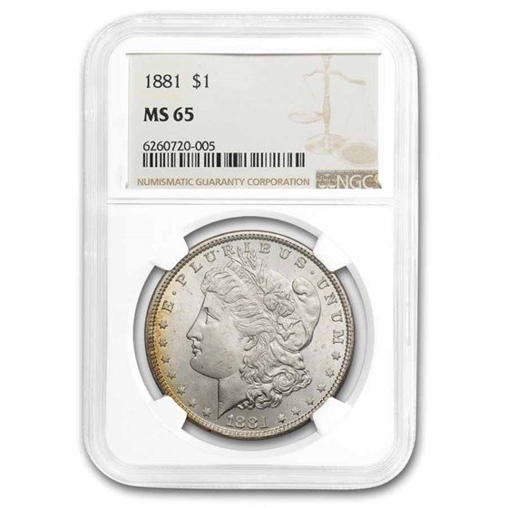 1881 Morgan Dollar MS-65 NGC