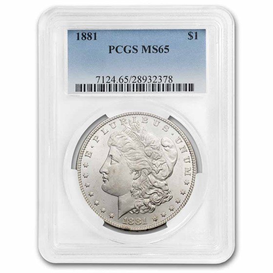 1881 Morgan Dollar MS-65 PCGS