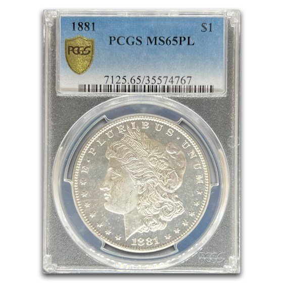 1881 Morgan Dollar MS-65 PCGS (PL)