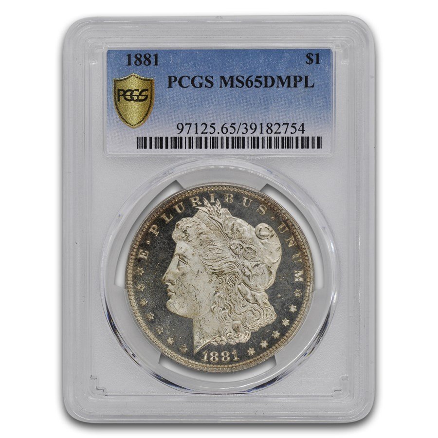1881 Morgan Dollar MS-65 DMPL PCGS