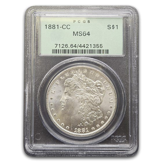 1881-CC Morgan Dollar MS-64 PCGS (Old Green Label)