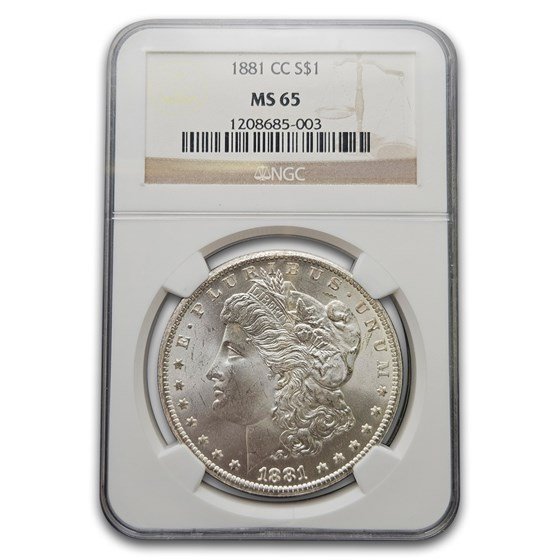 1881-CC Morgan Dollar MS-65 NGC
