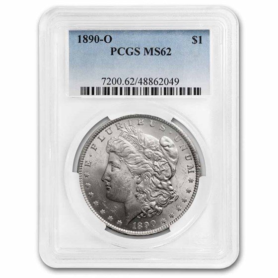 1890-O Morgan Dollar MS-62 PCGS