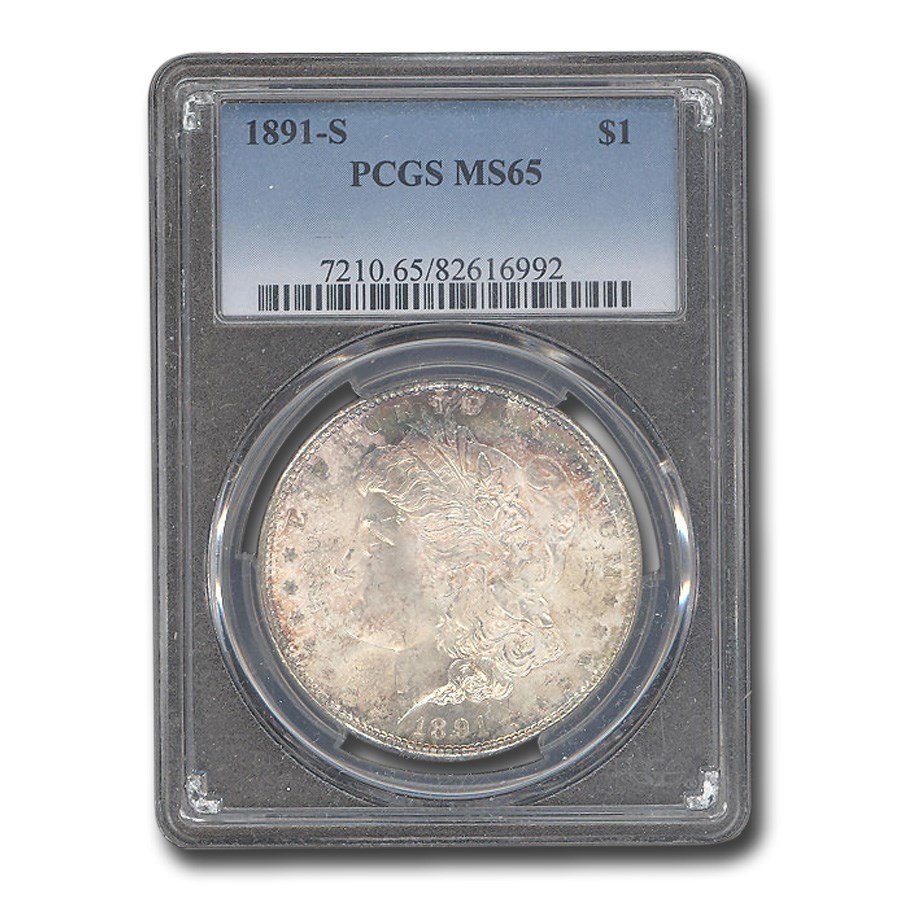 1891-S Morgan Dollar MS-65+ PCGS (DMPL)