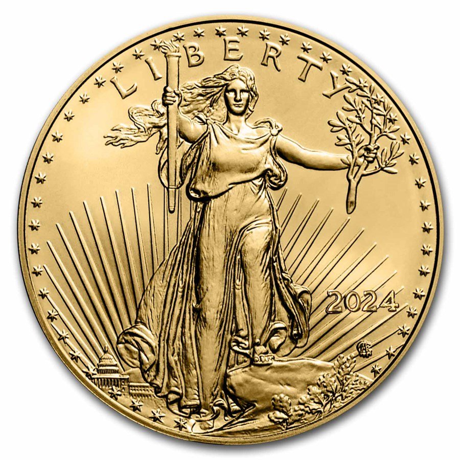 2024 1 oz American Gold Eagle (20-Coin MintDirect® Tube)