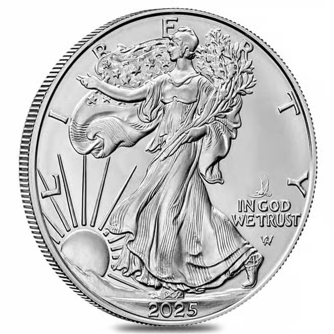 2025 Eagle Privy 1 oz Silver American Eagle PCGS MS 70 FS (Flag)