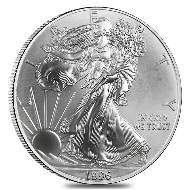 1996 1 oz Silver American Eagle Cull