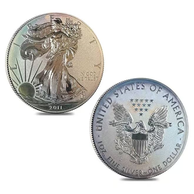 2011 1 oz Silver American Eagle 25th Anniversary 5-Coin Set (w/Box & COA)