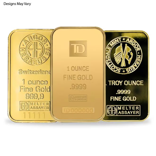 1 oz Generic Gold Bar .999+ Fine (Secondary Market)
