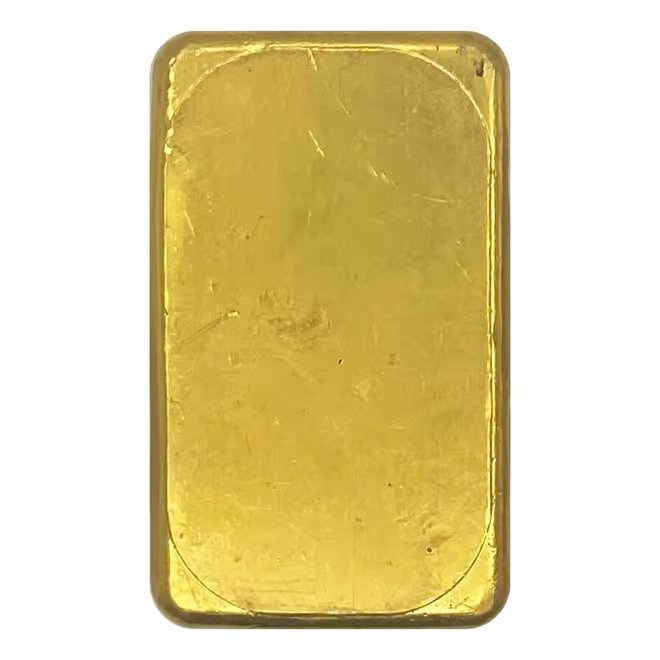 10 Tolas 3.75 oz Gold Cast Bar .999 Fine (Random Brand)