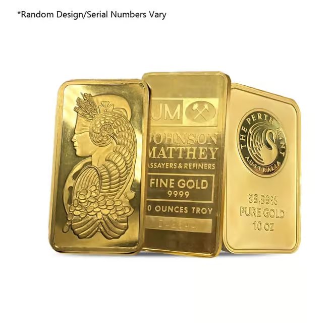 10 oz Generic Gold Bar .999+ Fine (Secondary Market)