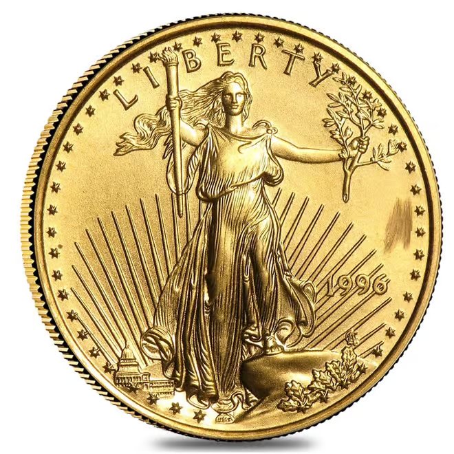 1996 1/4 oz Gold American Eagle (Abrasions)