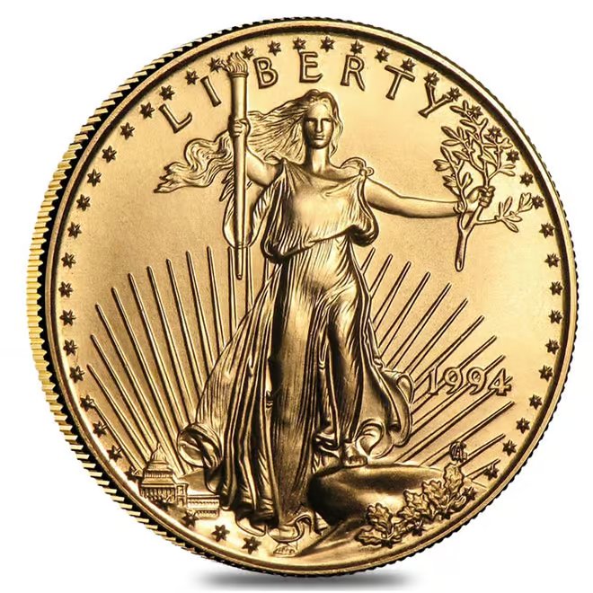 1994 1/2 oz Gold American Eagle BU