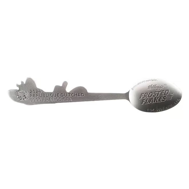 2024 Chad 1 oz Kellogg's Tony The Tiger™ Spoon Silver Coin