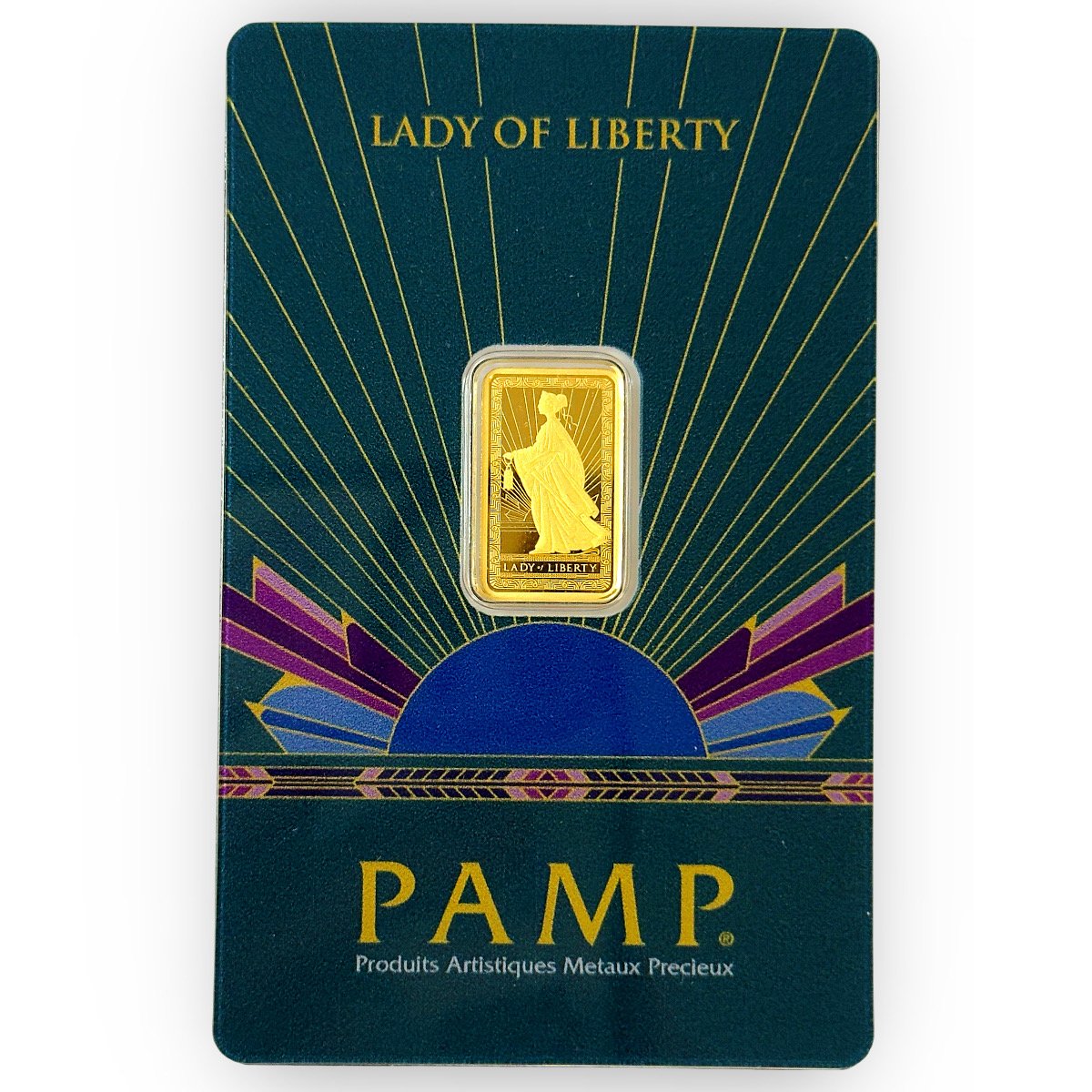 Pamp Suisse 2.5 Gram Gold Bar - Lady of Liberty