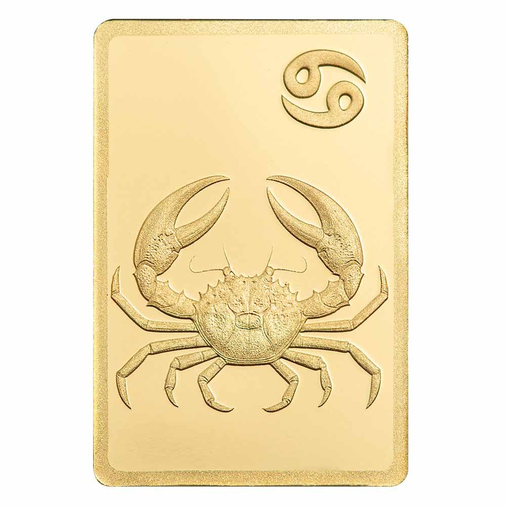 Pamp Suisse 1/2 Gram Gold Zodiac--Cancer