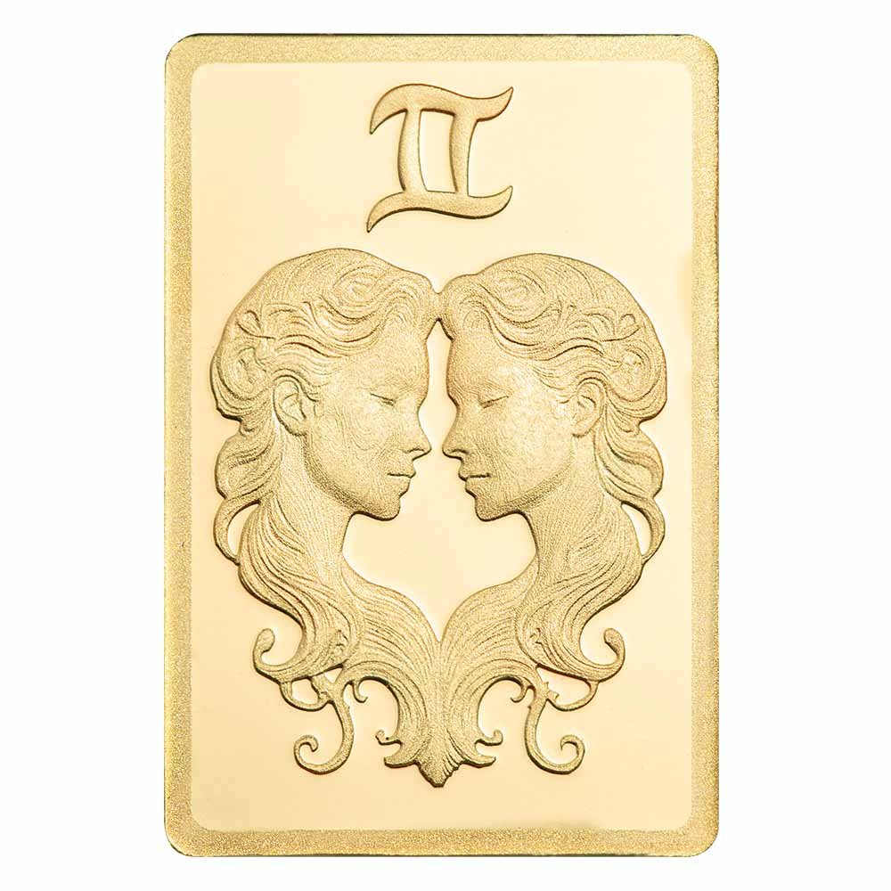 Pamp Suisse 1/2 Gram Gold Zodiac--Gemini