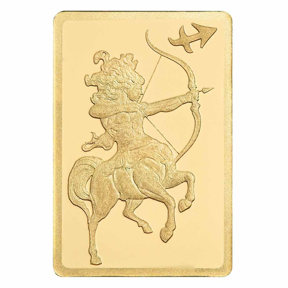 Pamp Suisse 1/2 Gram Gold Zodiac--Sagittarius