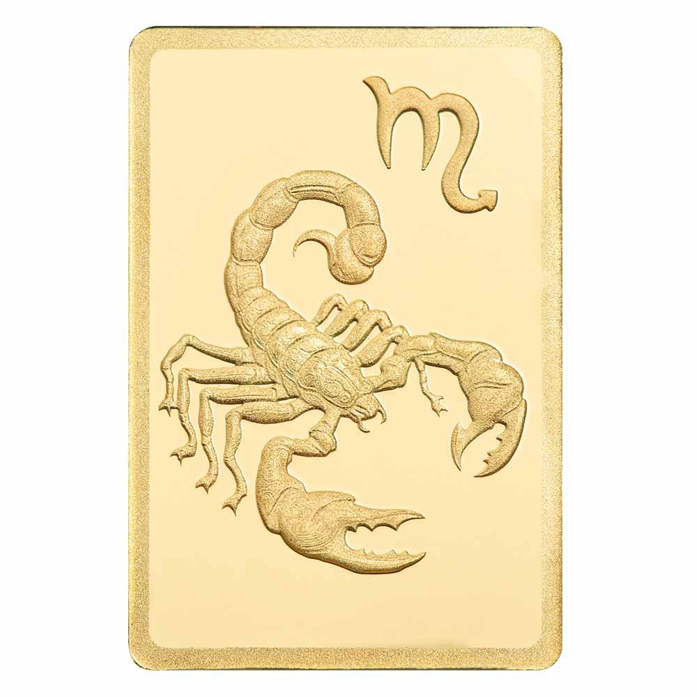 Pamp Suisse 1/2 Gram Gold Zodiac--Scorpio