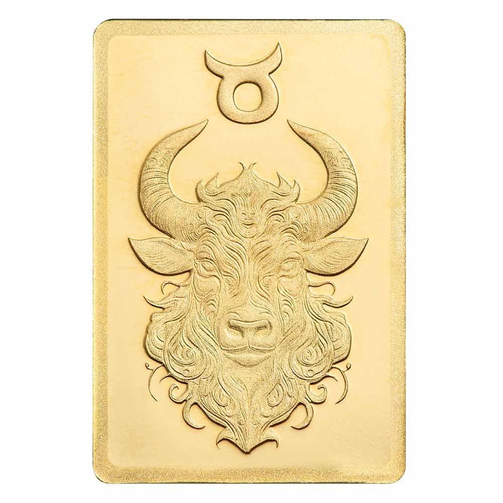 Pamp Suisse 1/2 Gram Gold Zodiac--Taurus