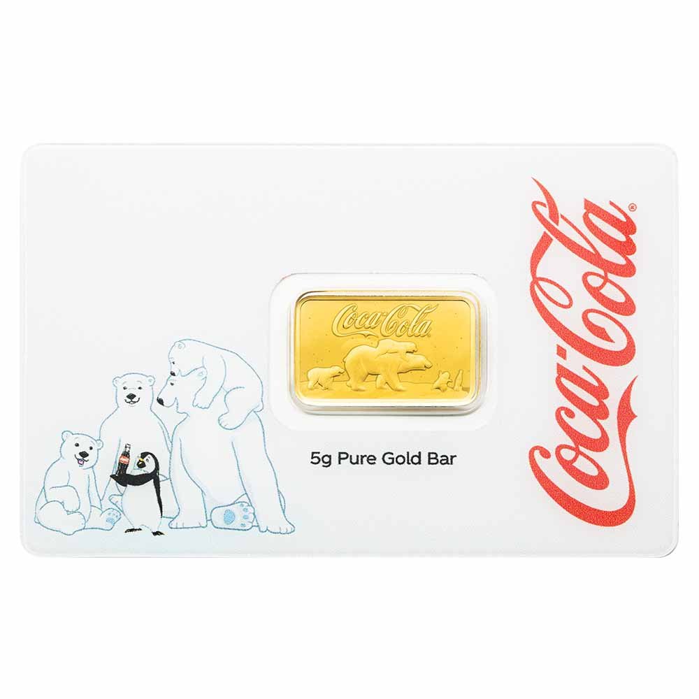 Pamp Suisse 5 Gram Gold--Coca-Cola Polar Bears