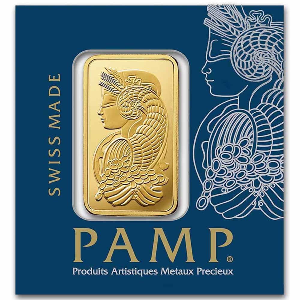 PAMP Suisse 1 Gram Gold Bar (from Multigram Card)