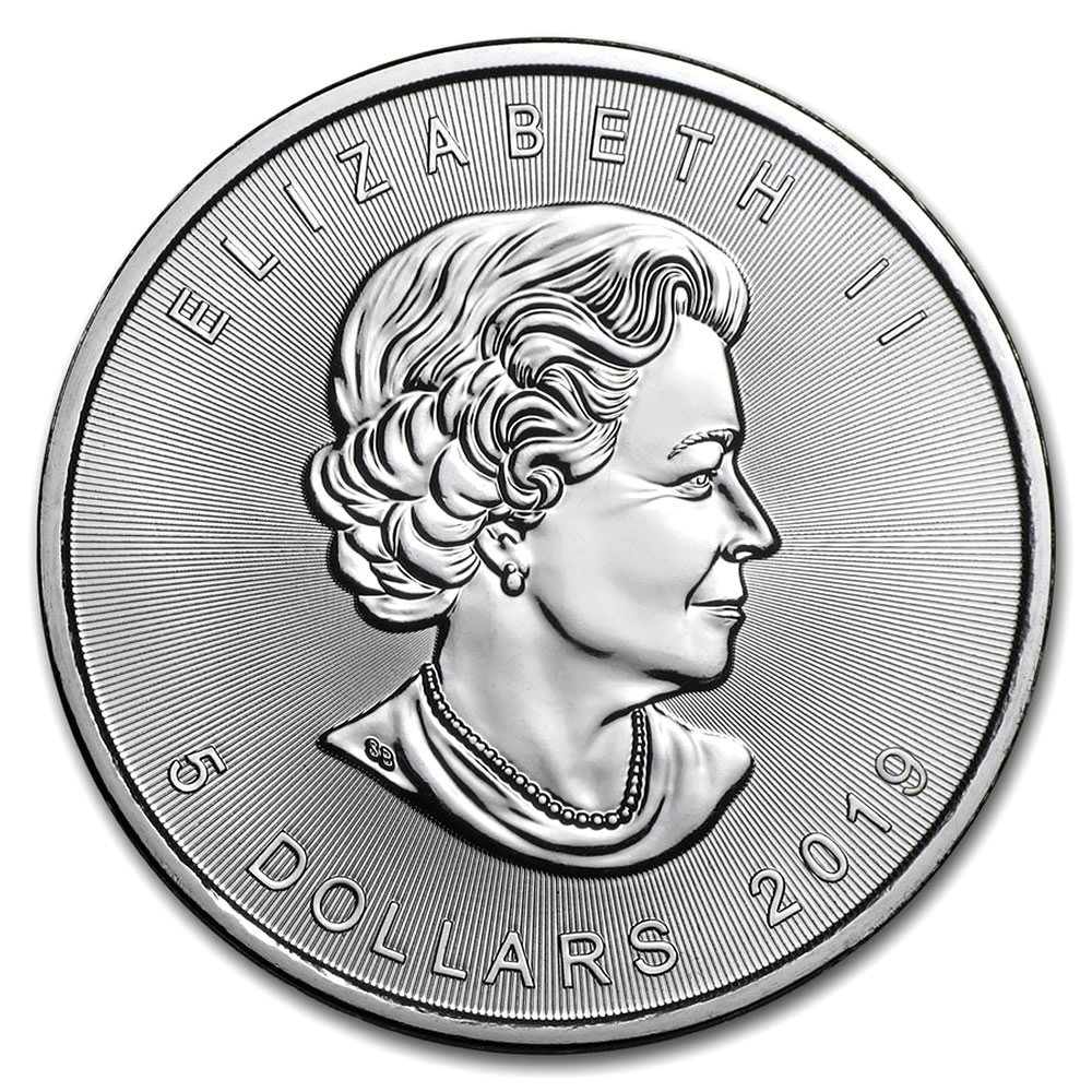 2019 Silver Maple Leaf 1 oz Uncirculated