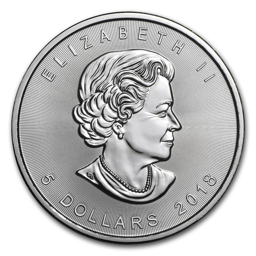 2018 Silver Maple Leaf 1 oz Uncirculated
