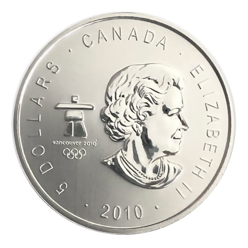 2010 Silver Maple Leaf 1 oz Uncirculated - Vancouver Olympics