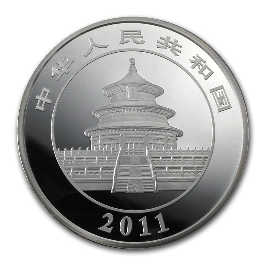 Chinese Silver Panda 2011 1 Kilo