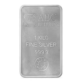 Box of 9 - 1 Kilo ABC Refinery Eureka Silver Bar .9999 Fine