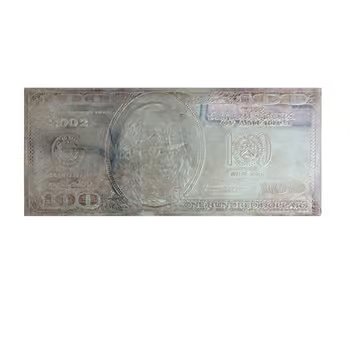 4 oz Silver Bar Random Year Bill (Scruffy)