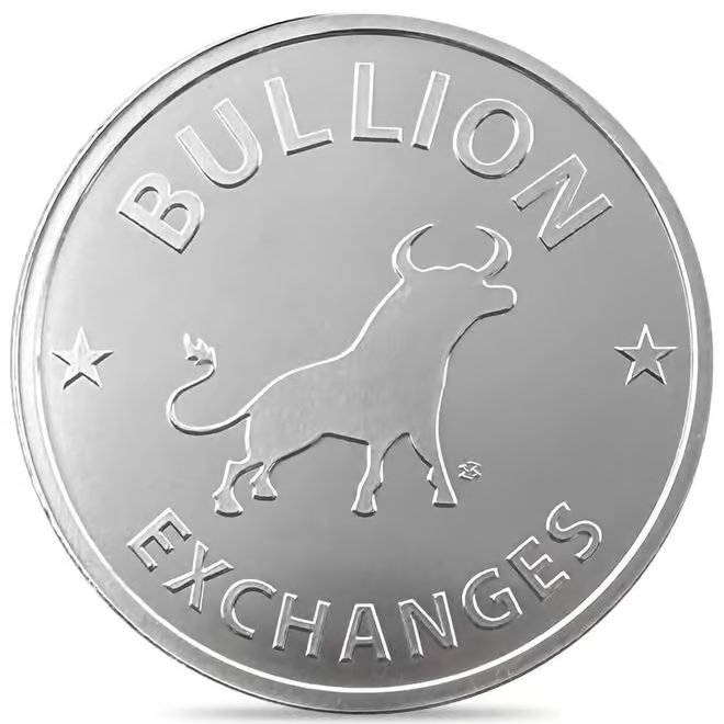 Tube of 20 - 1 oz Bullion Exchanges Silver Round .999 Fine