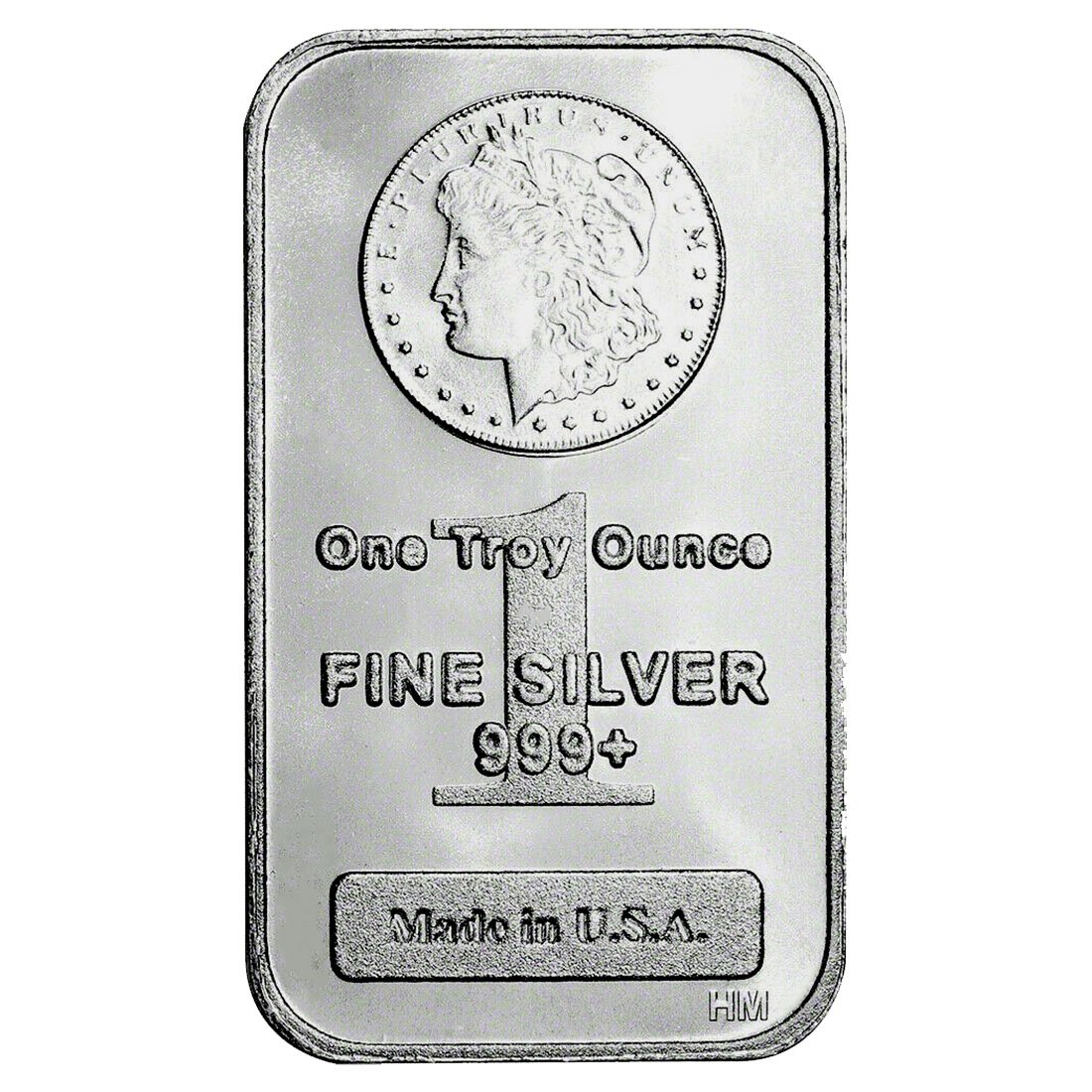 Highland Mint 1 oz Silver Bar - Morgan Design