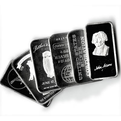 Random Manufacturer Silver Bar 1 oz