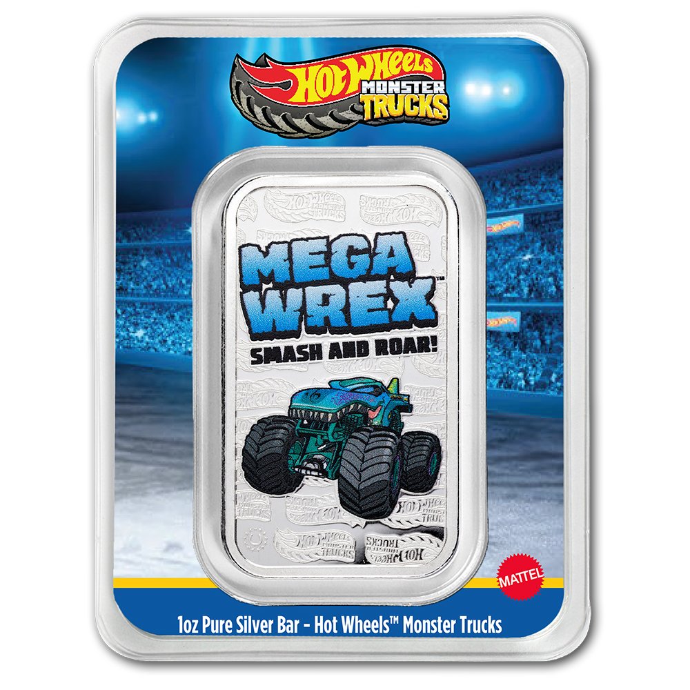 Monster Truck - Mega Wrex 1oz Silver Bar