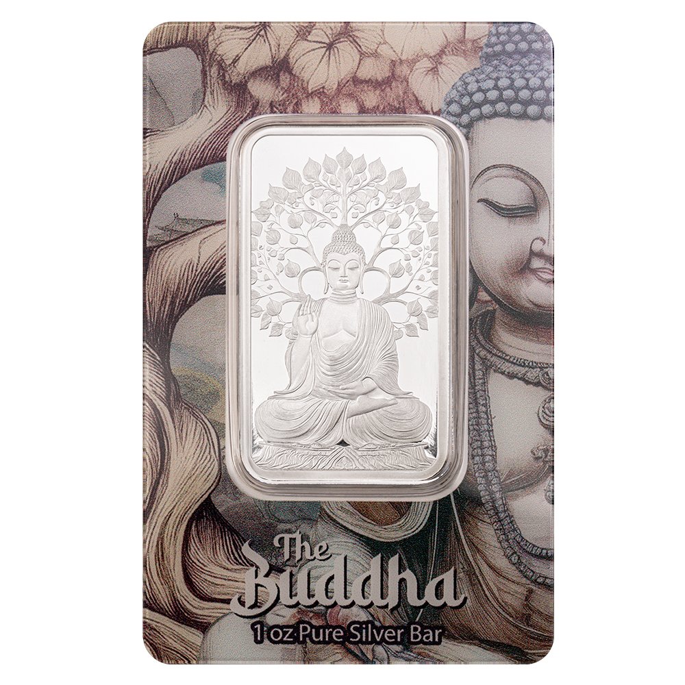 PAMP Suisse Silver Bar 1 oz - The Buddha