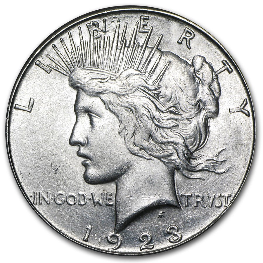 1923-S Peace Dollar BU