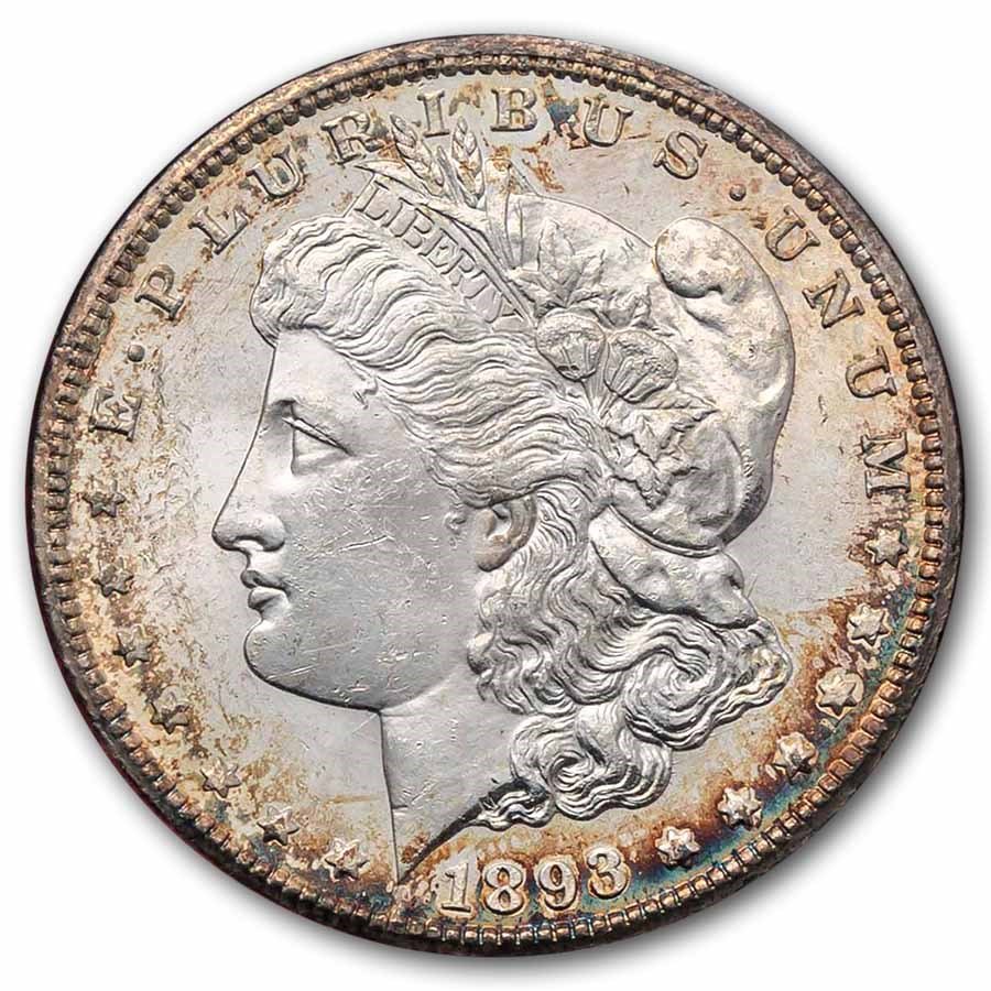 1893-CC Morgan Dollar MS-65 Redfield Hoard