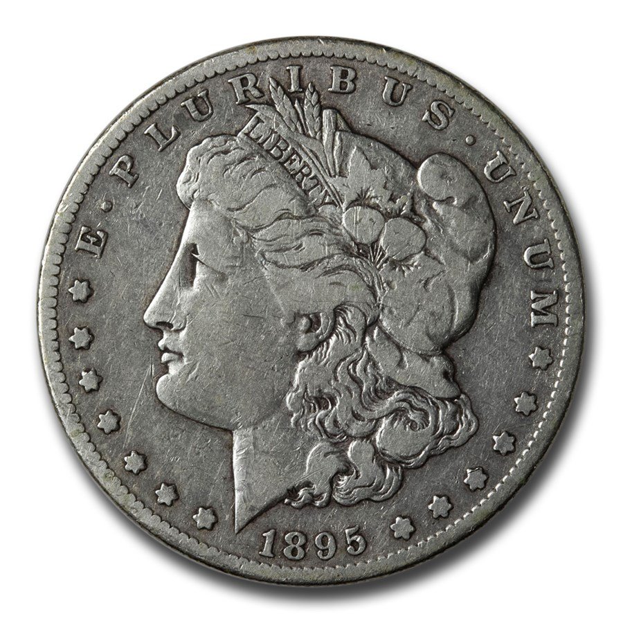 1895-S Morgan Dollar VF Details (Cleaned)