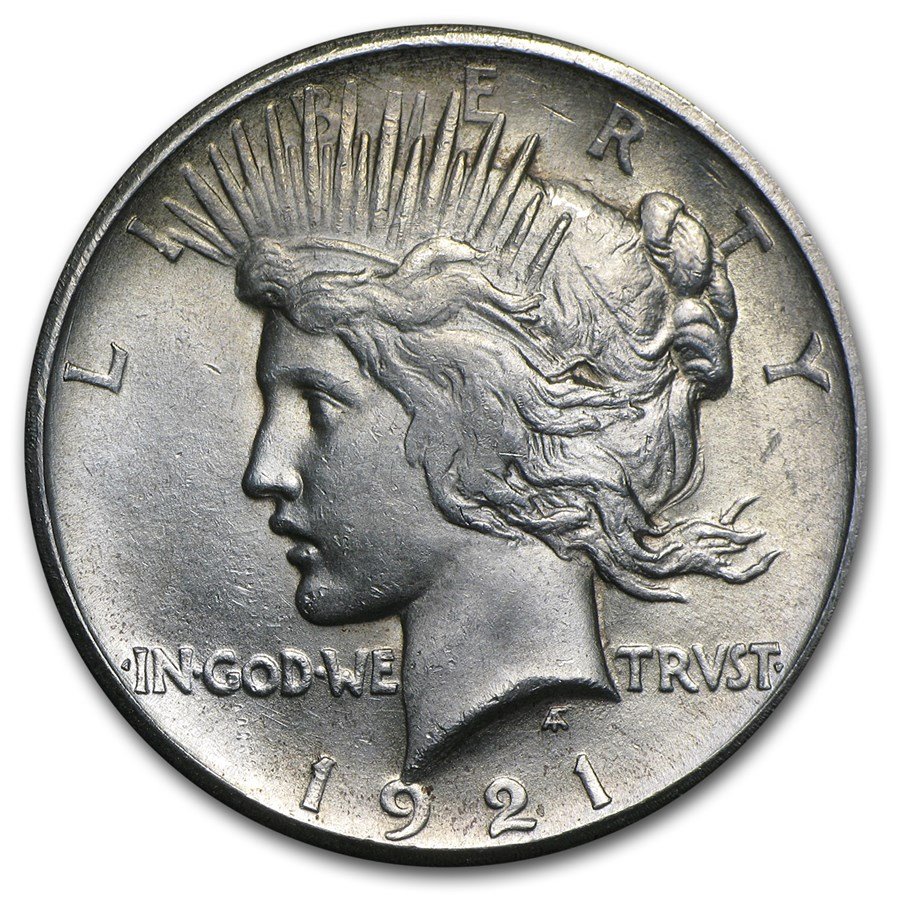 1921 P Peace Silver Dollar