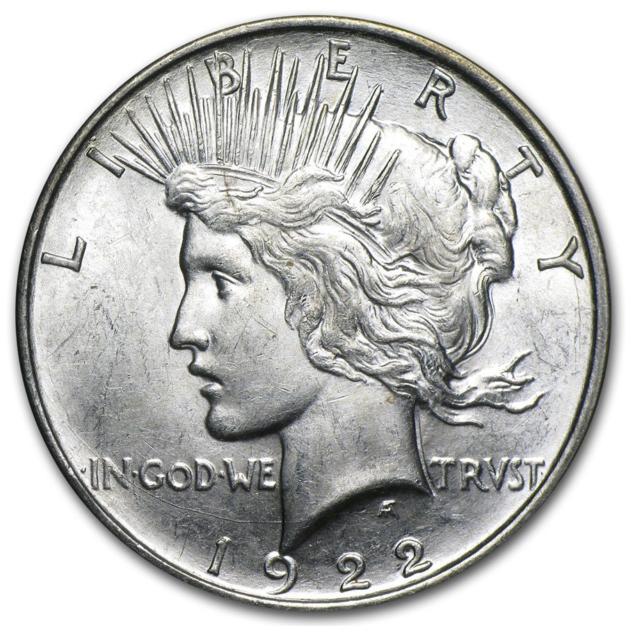 1922 D Peace Silver Dollar