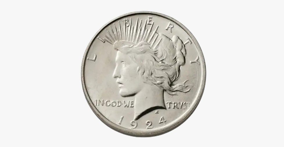 1924 P Peace Silver Dollar