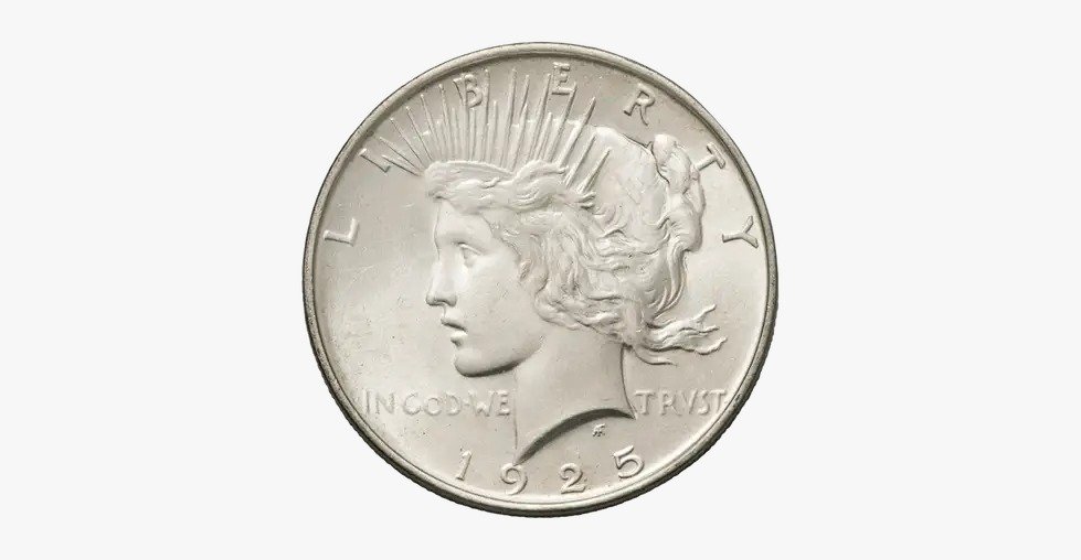 1925 P Peace Silver Dollar