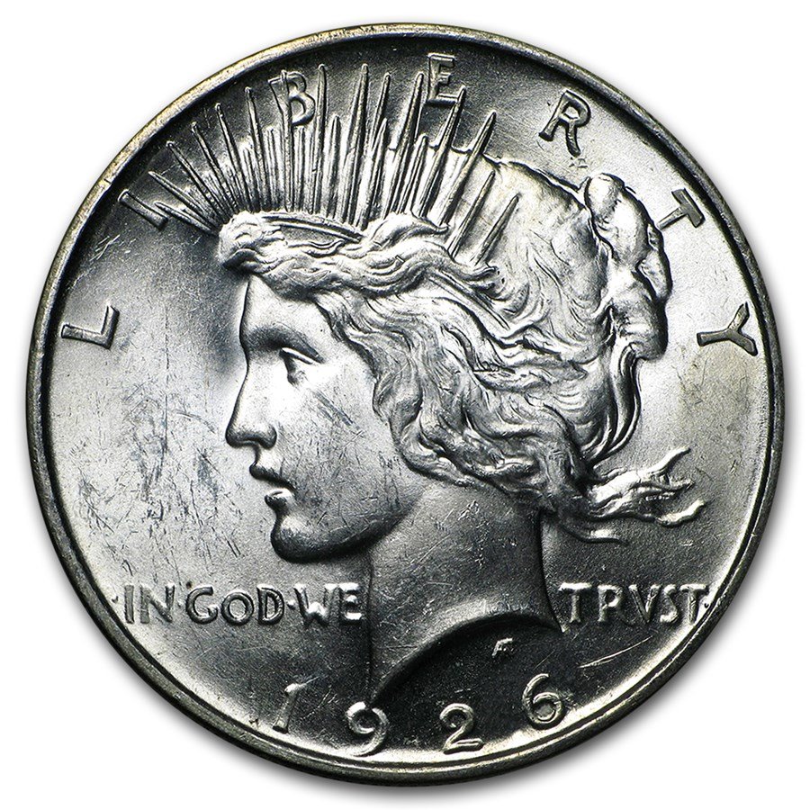 1926 D Peace Silver Dollar