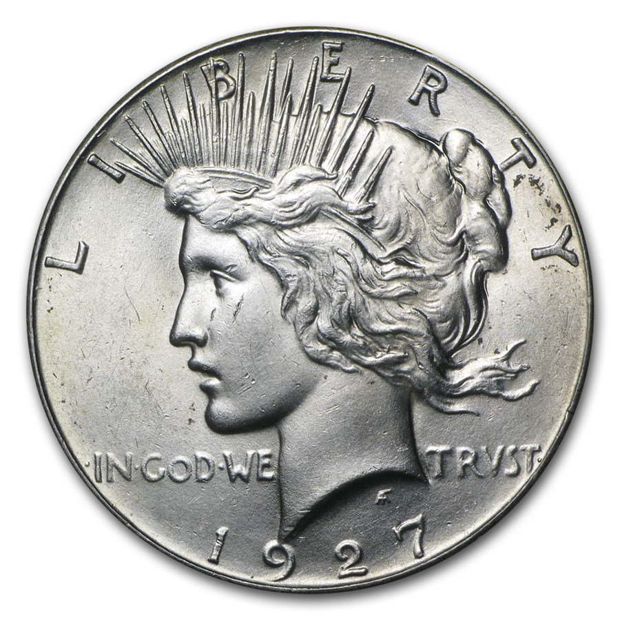 1927 P Peace Silver Dollar