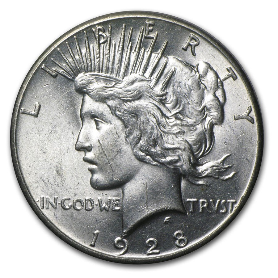 1928 P Peace Silver Dollar